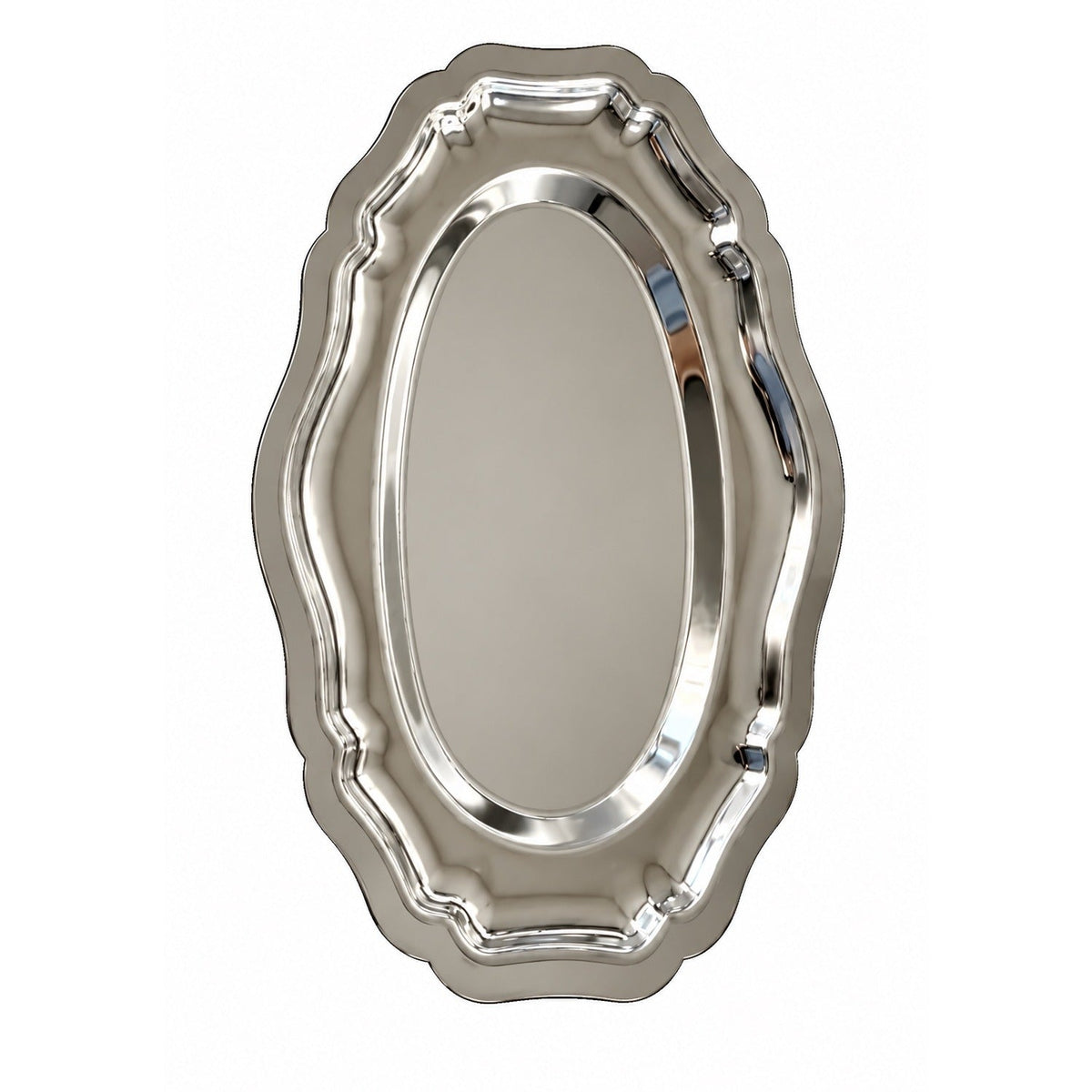 Shop Silver: silver trays and bowl by Plate Pillows