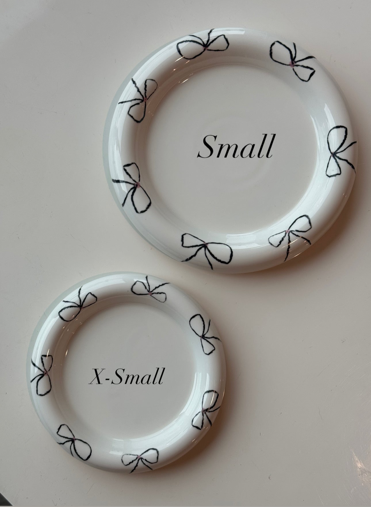 Four small plate set