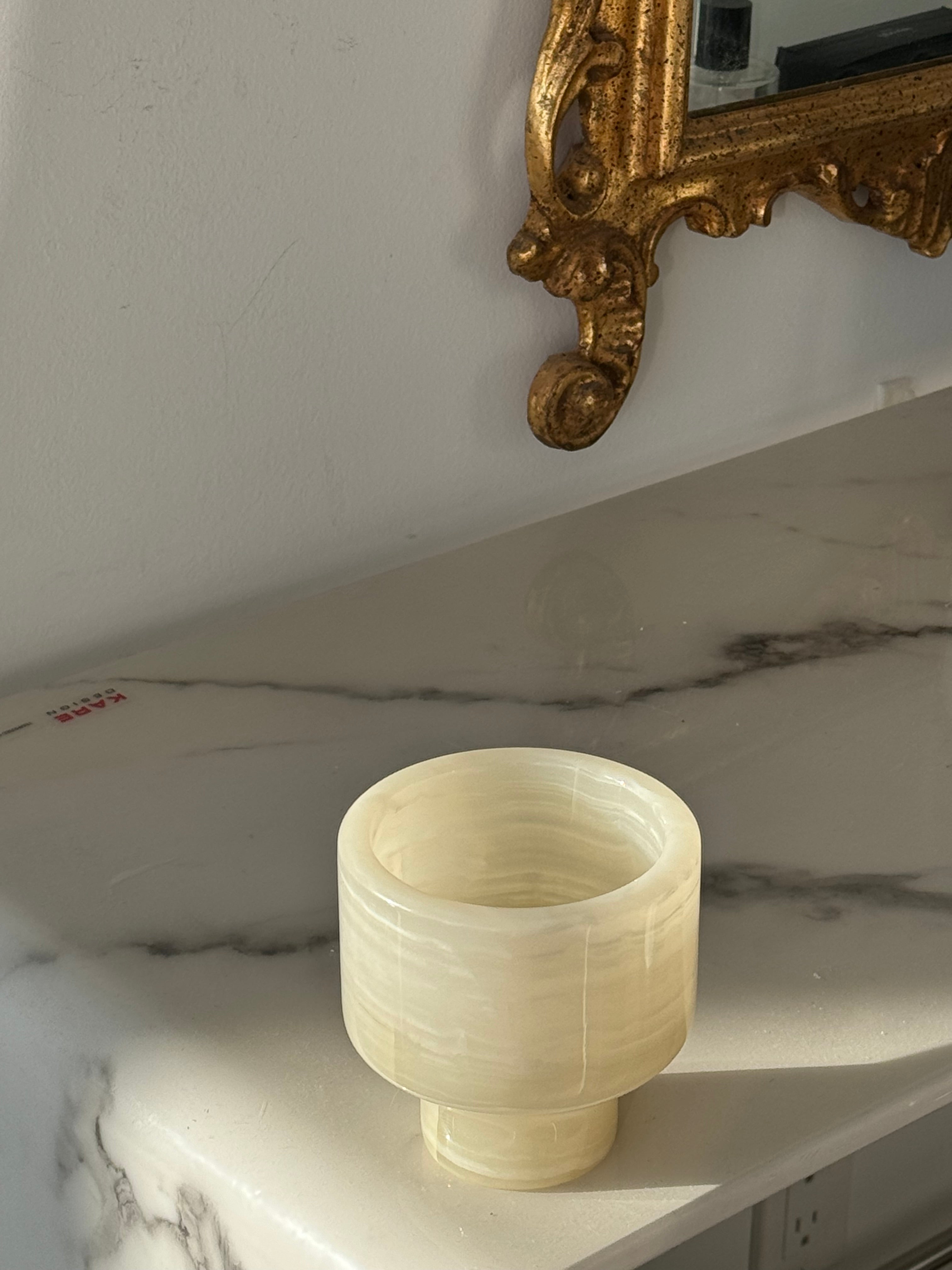 To Saturn (Green Onyx Marble)