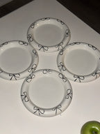 Four small plate set