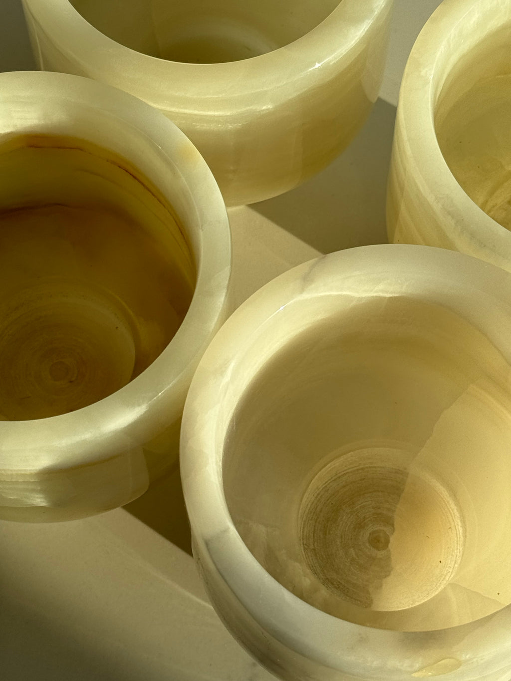 To Saturn (White Onyx Marble)