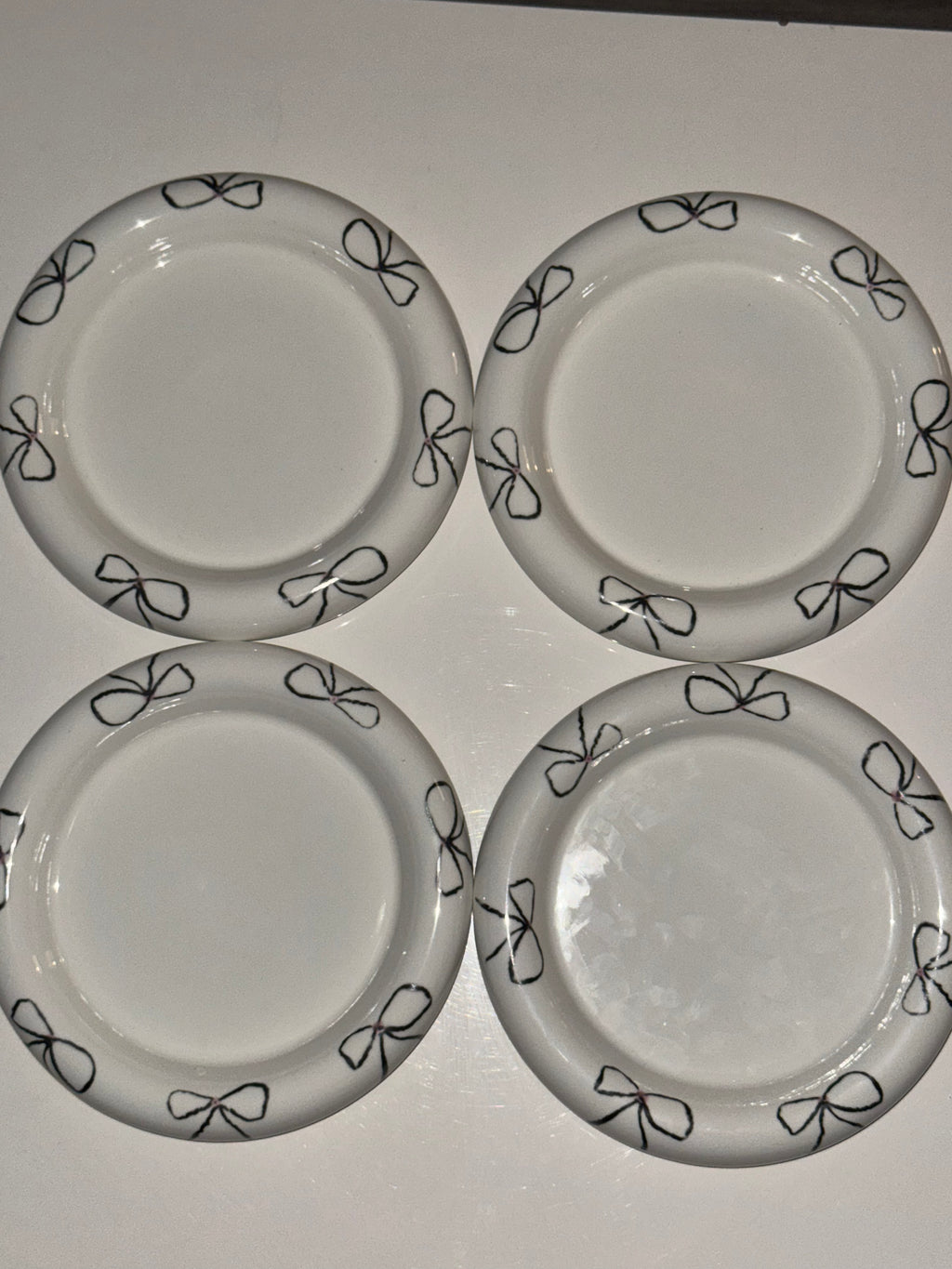 Four small plate set