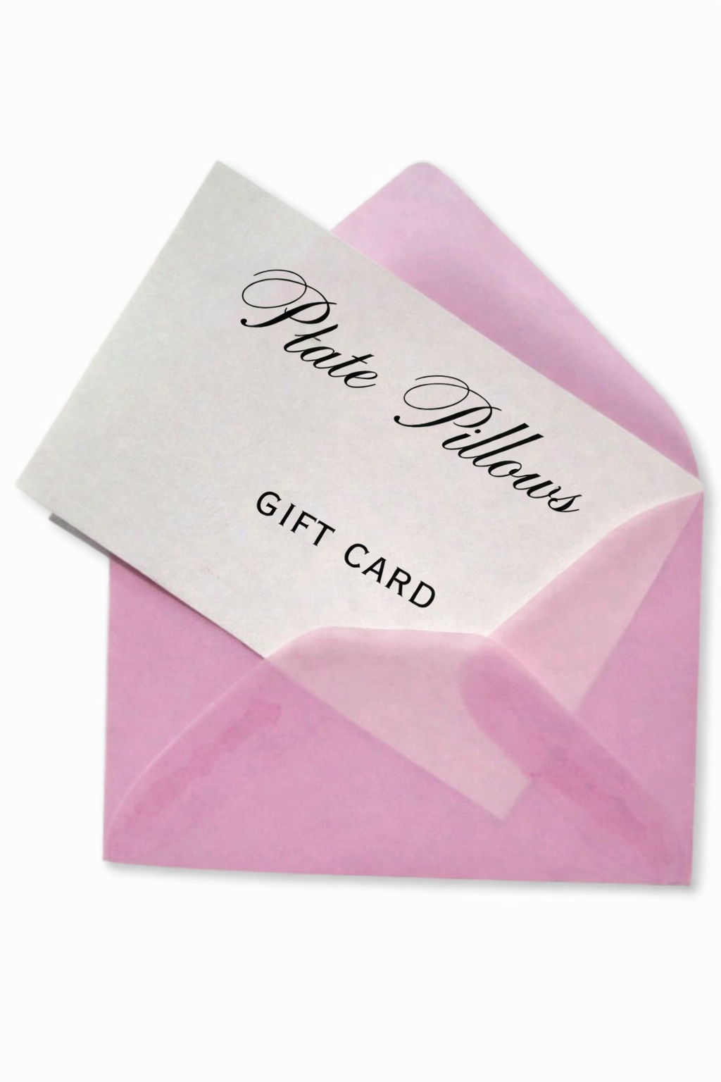 Plate Pillows Gift Card