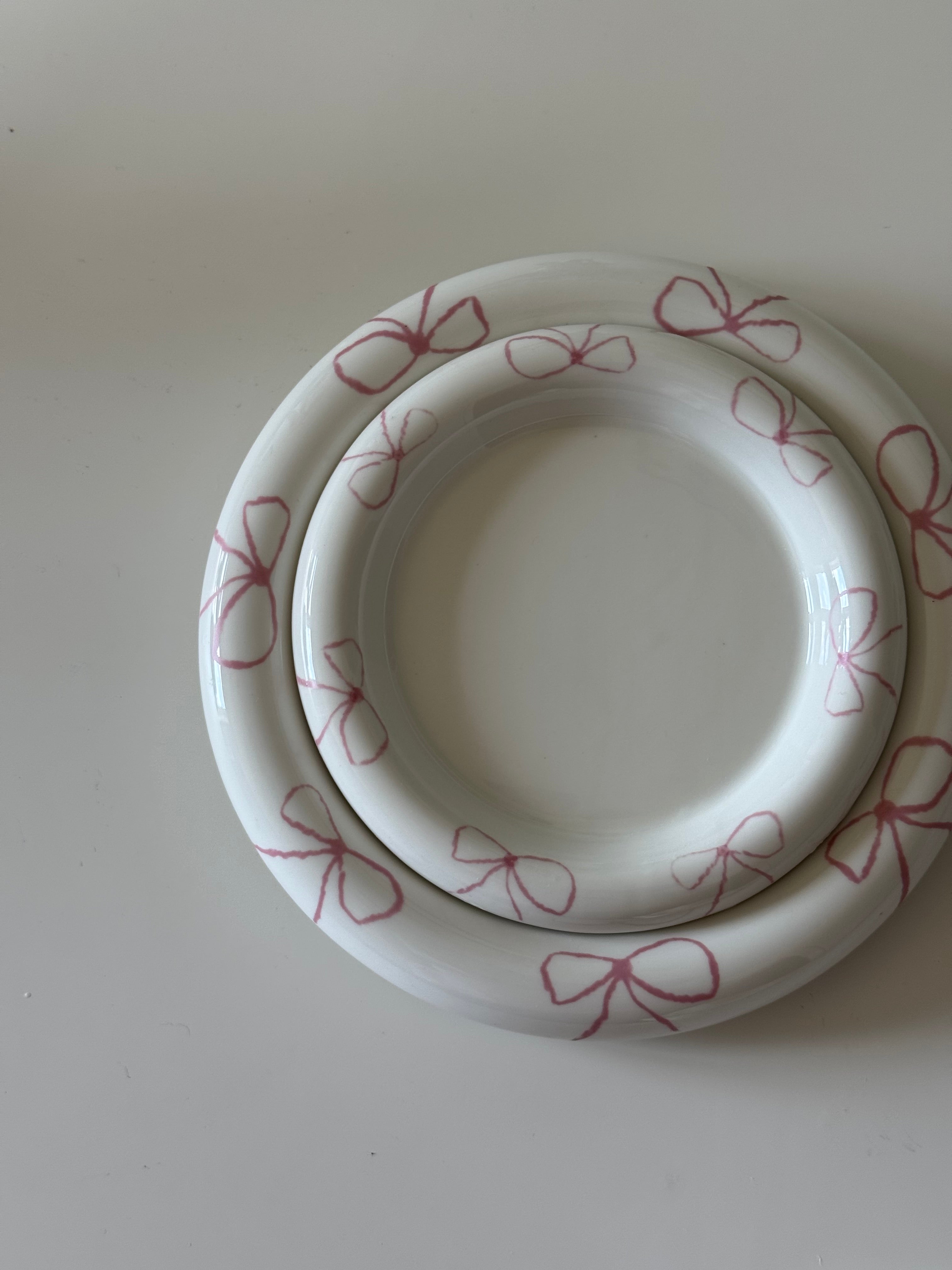 Pink Small+ X-Small Plate Set
