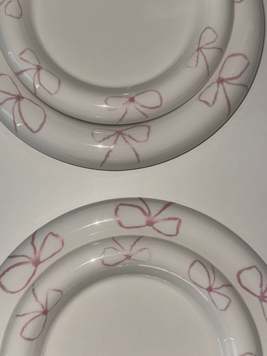 Pink Two Small+ Two X-Small Plate Set