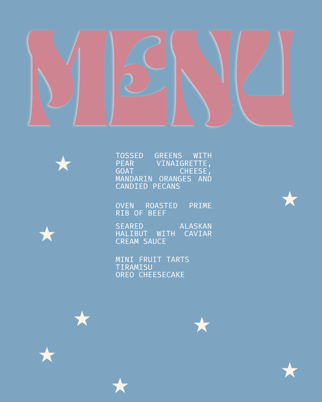 Menu card template design 1