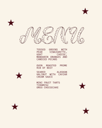 Menu card template design 2