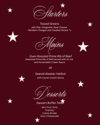 Menu card template design 3
