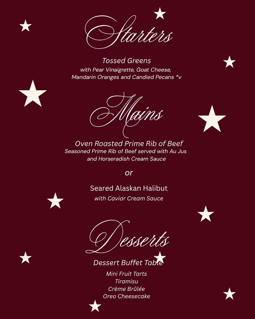 Menu card template design 3