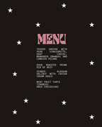 Menu card template design 5