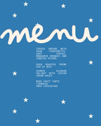 Menu card template design 6
