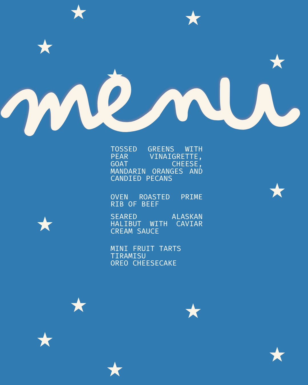 Menu card template design 6