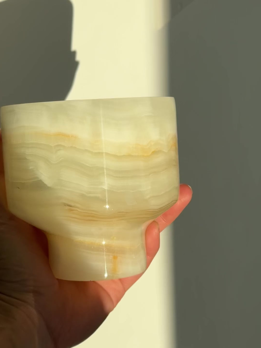 To Saturn (White Onyx Marble)