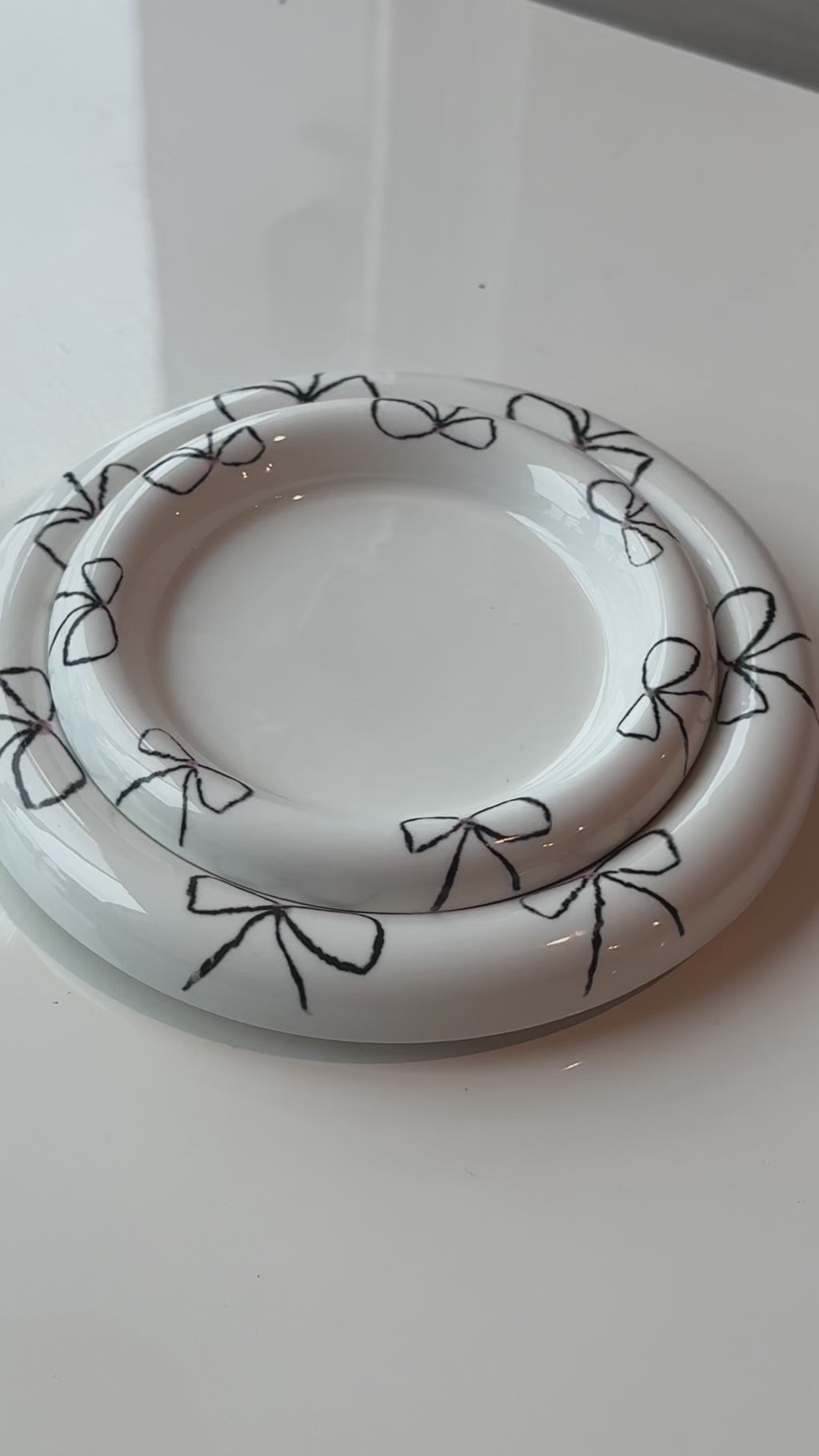 Four small plate set