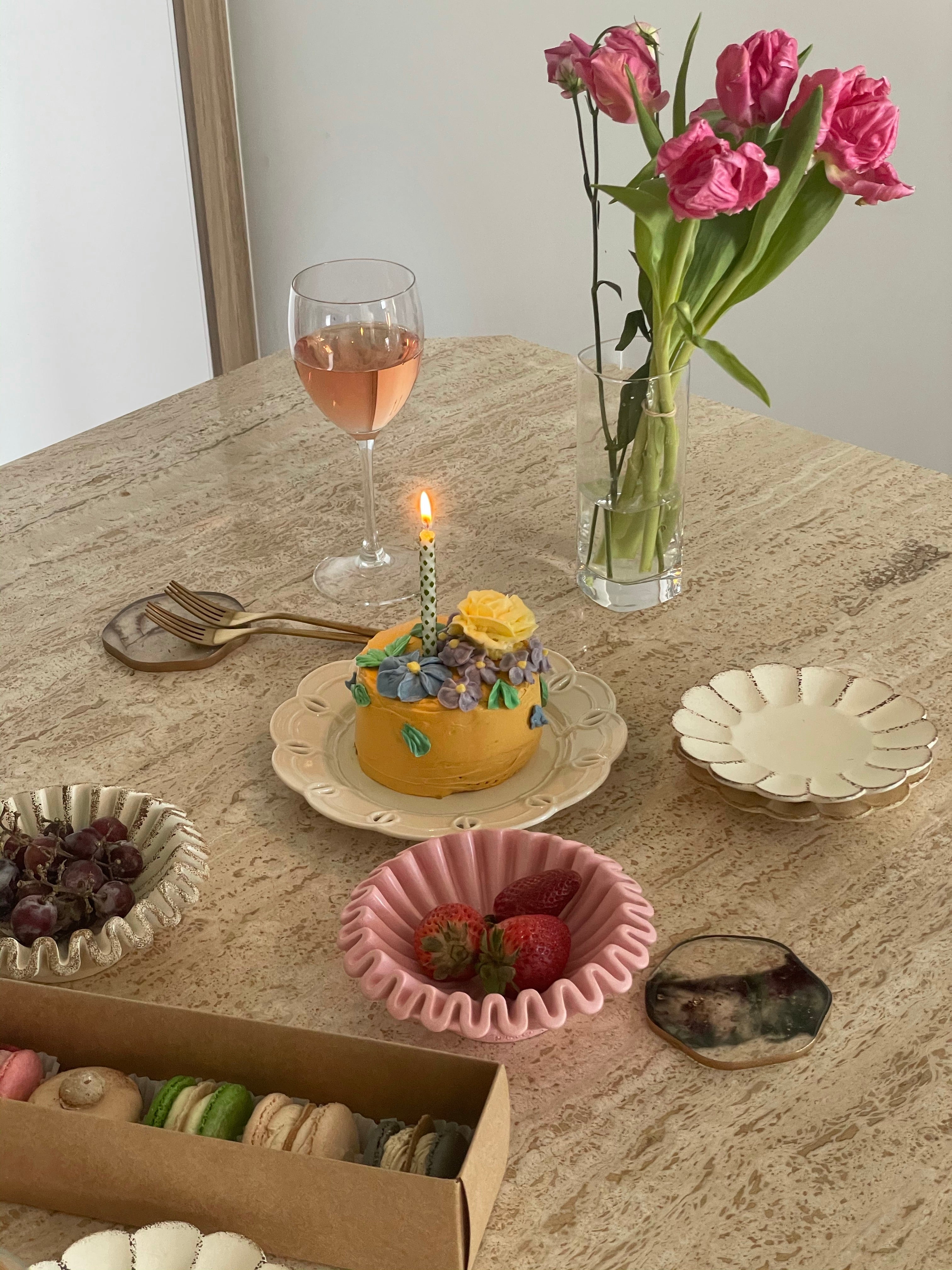 Oyster Bowl Pink